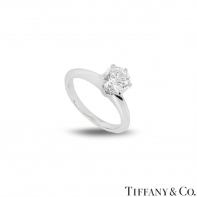 Tiffany & Co. Platinum Diamond Setting Ring 1.21ct I/SI1 XXX Tiffany & Co. Platinum Diamond Setting Ring 1.21ct I/SI1 XXX